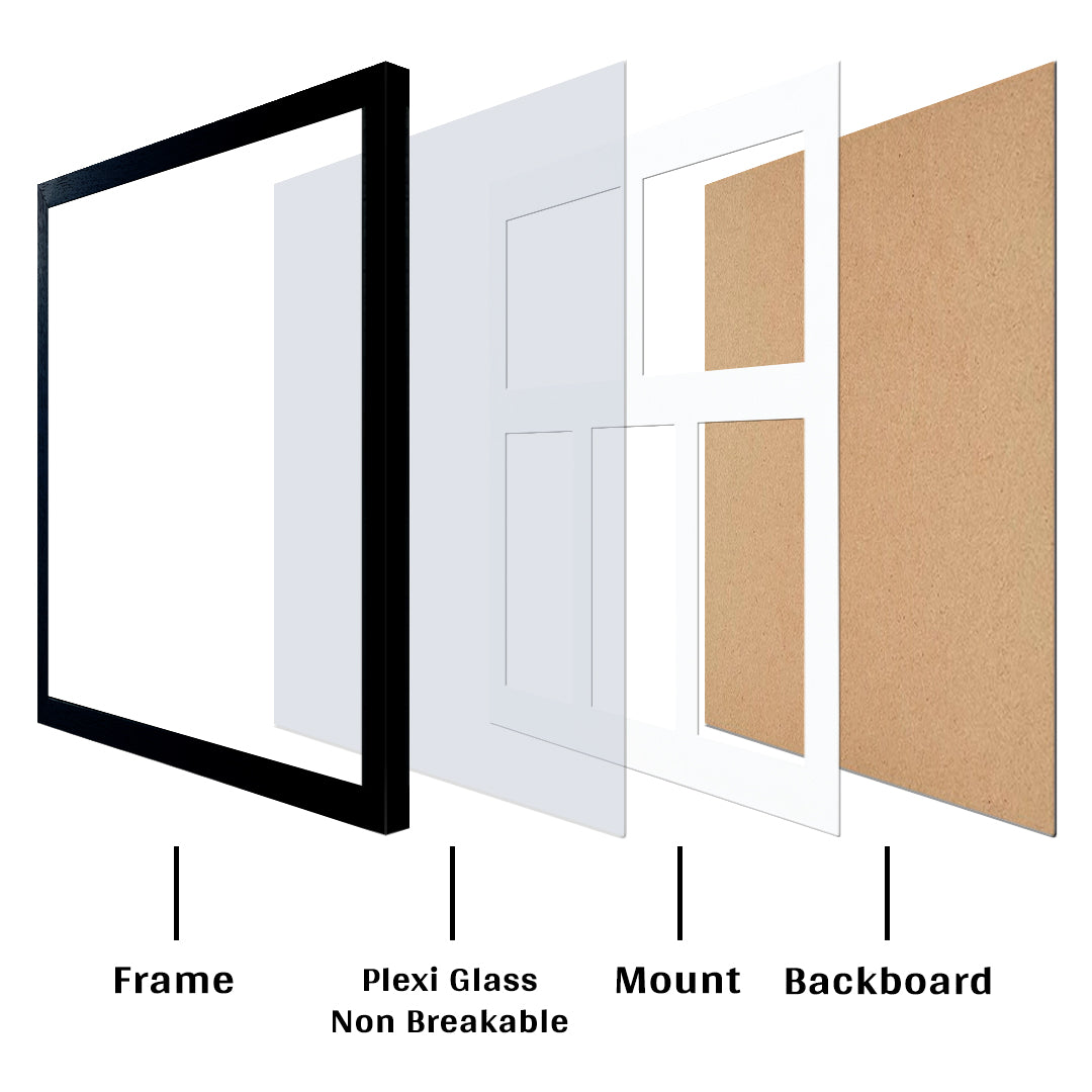 Customized Photo Frame 2 Set of 13x15 Inch Holds Total 8 Photos
