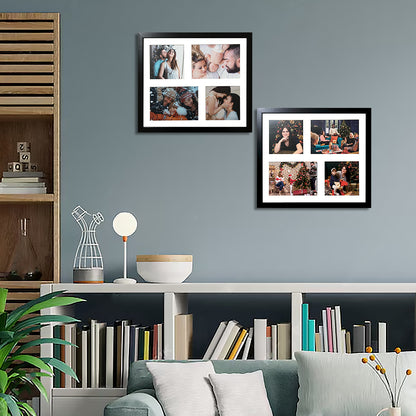 Customized Photo Frame 2 Set of 13x15 Inch Holds Total 8 Photos
