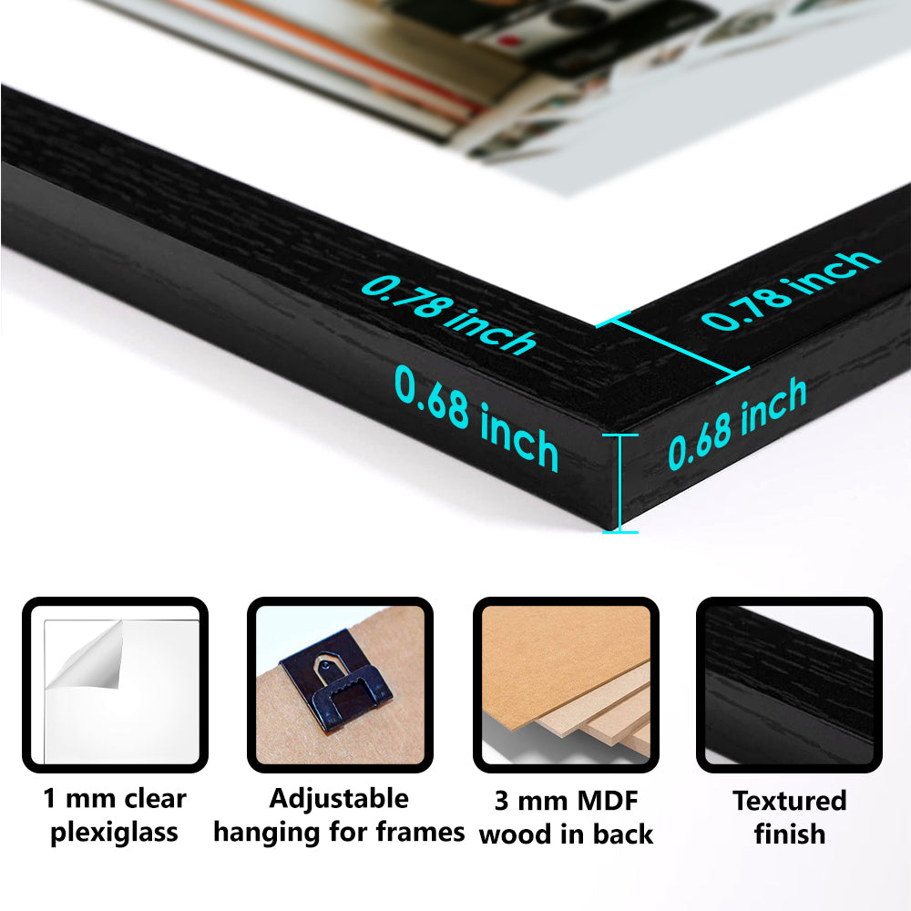 Photo Frame 2 Set of 5x7 Inch and 2 Set of 4x6 Inch