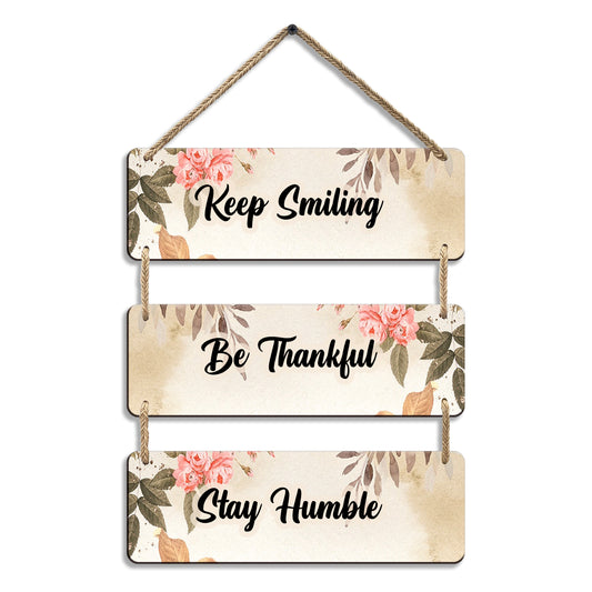 Three Rectangular Plate Wall Hanging