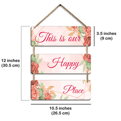 Three Rectangular Plate Wall Hanging