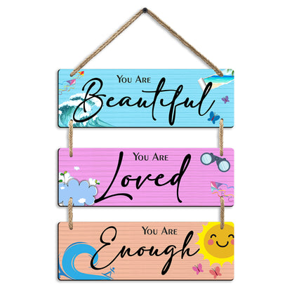 Three Rectangular Plate Wall Hanging