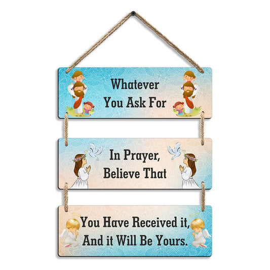 Three Rectangular Plate Wall Hanging