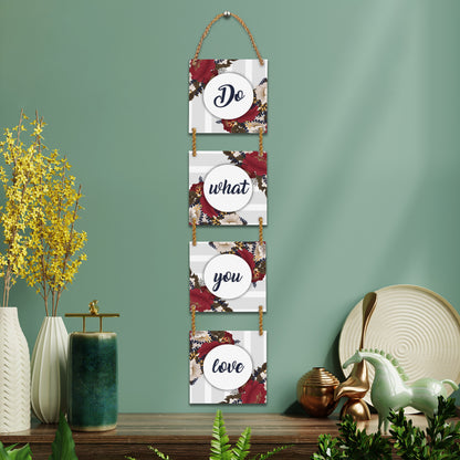 Square Plate Shape Wall Hanging - Do What You Love