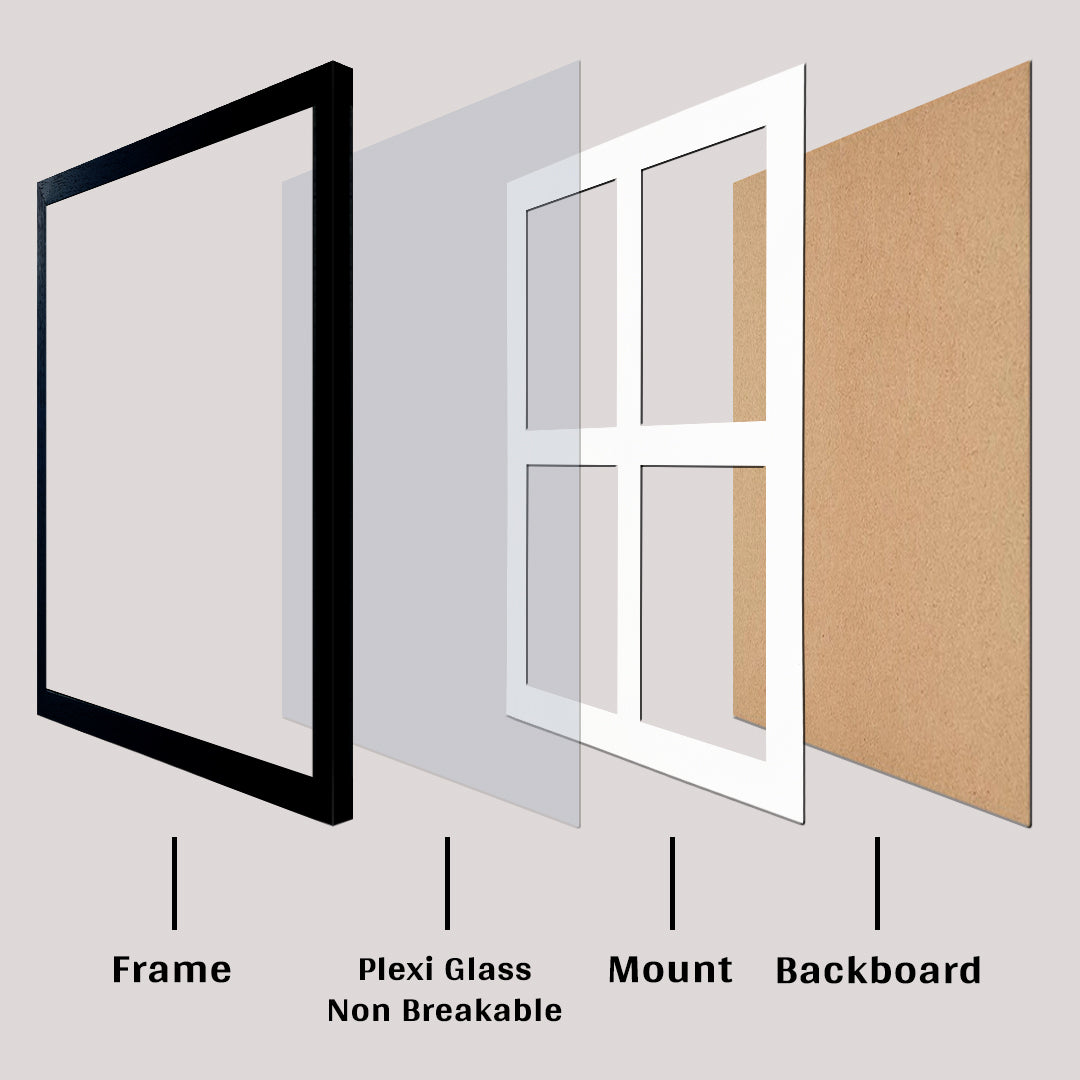 Photo Frame 2 Set of 11x15 Inch Holds 4 Photos