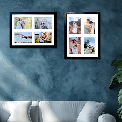 Customized Photo Frame 2 Set of 11x15 Inch Holds Total 8 Photos