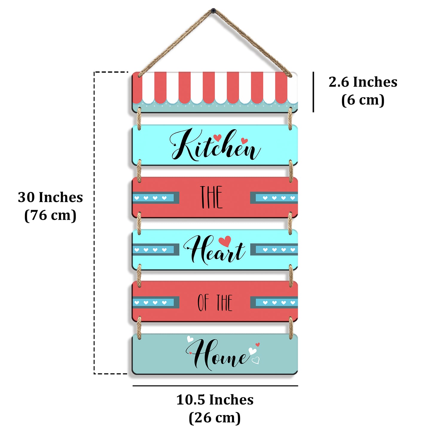 Kitchen Wall Hanging in 6 Plate