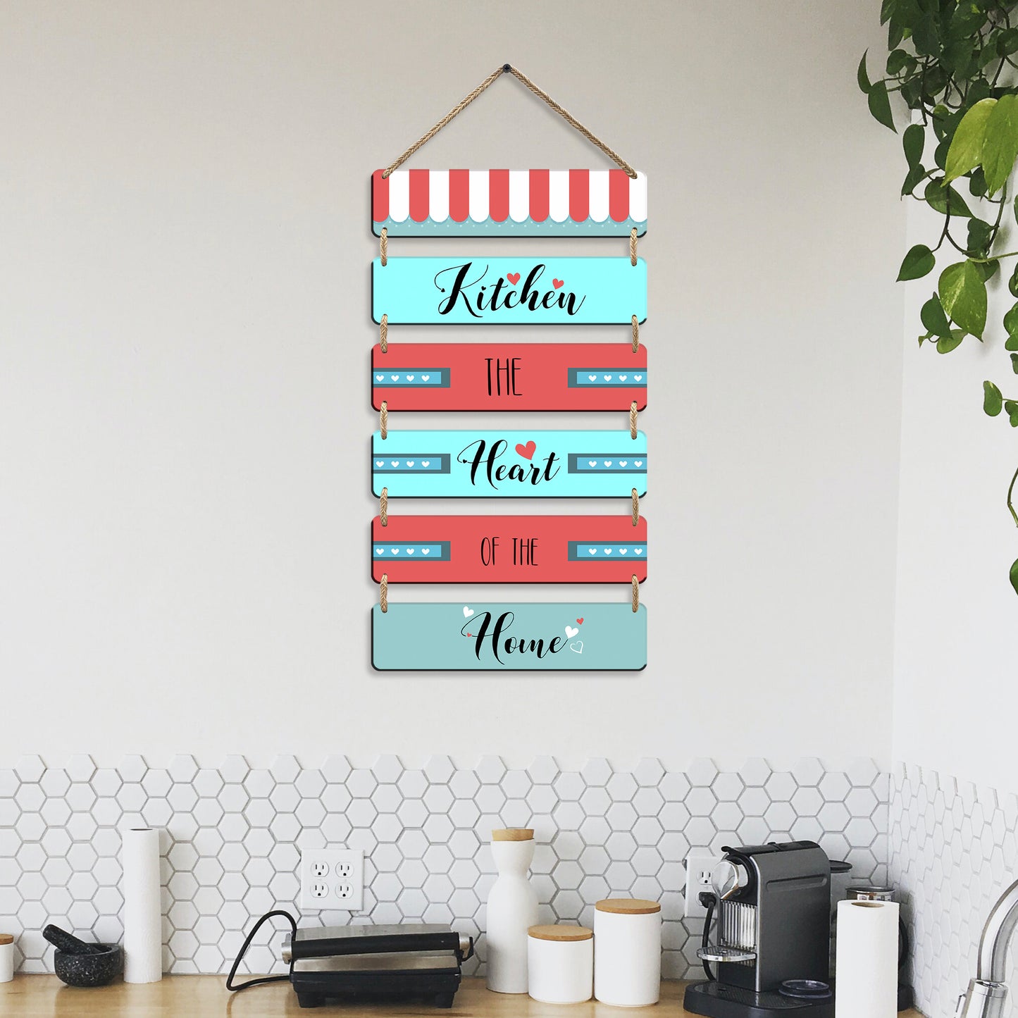 Kitchen Wall Hanging in 6 Plate