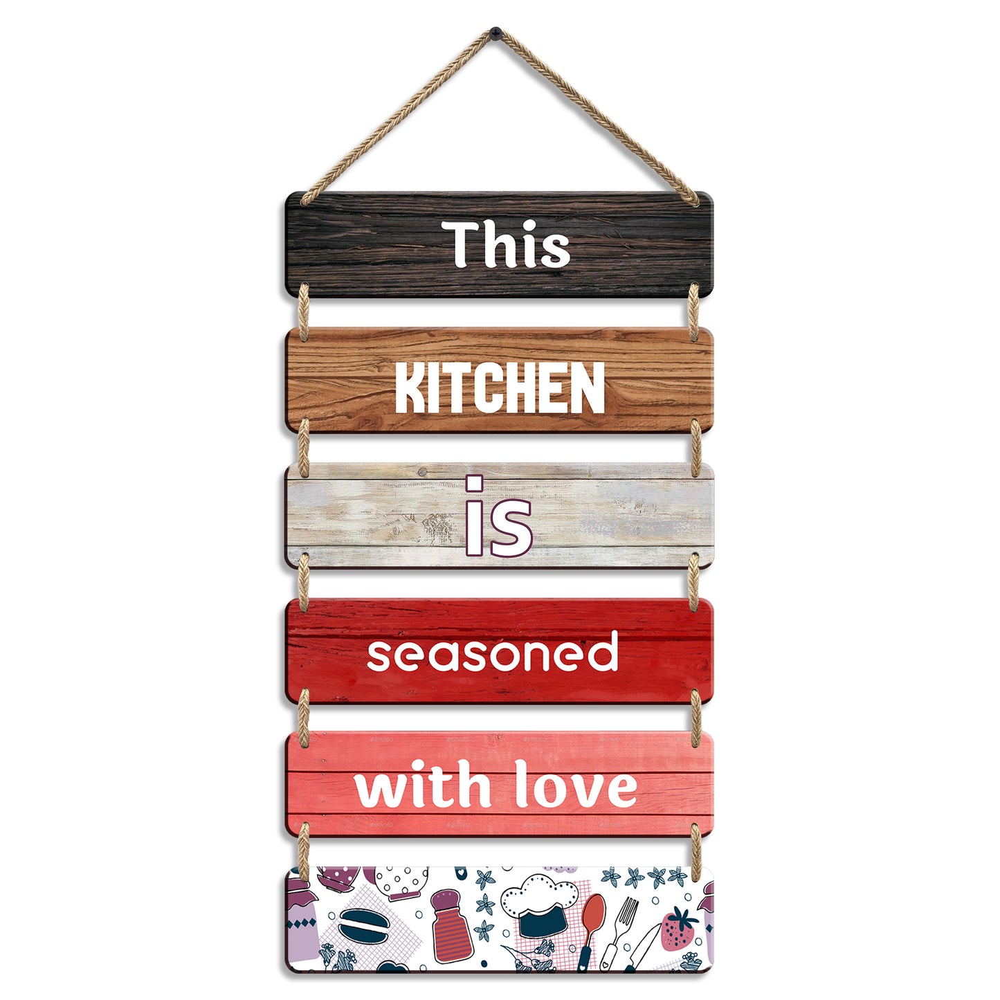 Kitchen Wall Hanging in 6 Plate