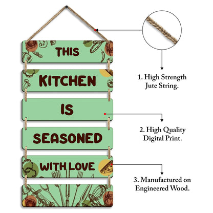 Kitchen Wall Hanging in 6 Plate