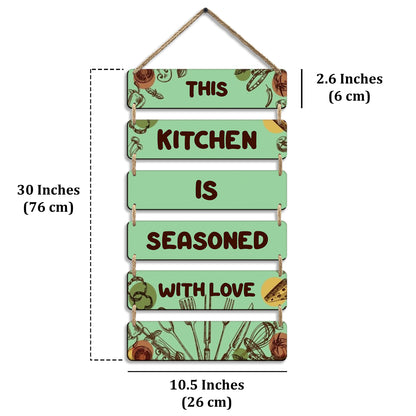 Kitchen Wall Hanging in 6 Plate