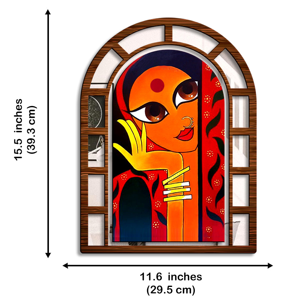 Sehaz Artworks Jharokha Wall Hanging