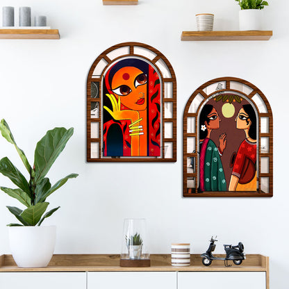 Sehaz Artworks Jharokha Wall Hanging