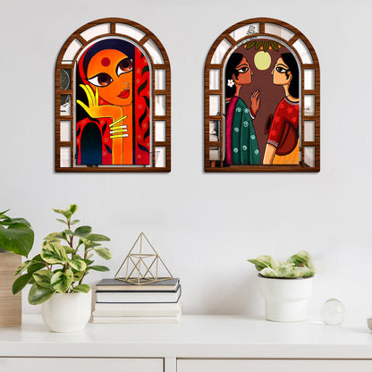 Sehaz Artworks Jharokha Wall Hanging
