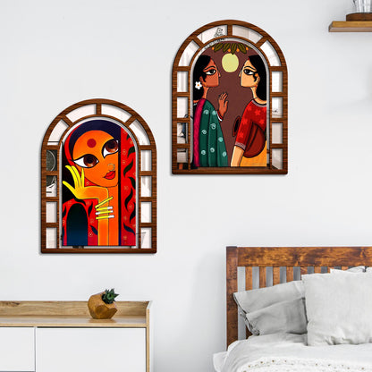 Sehaz Artworks Jharokha Wall Hanging