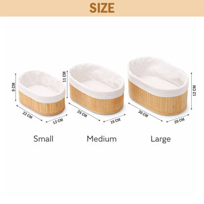 Storage Organizer Baskets | Wicker Baskets | Bamboo Basket Kitchen Storage