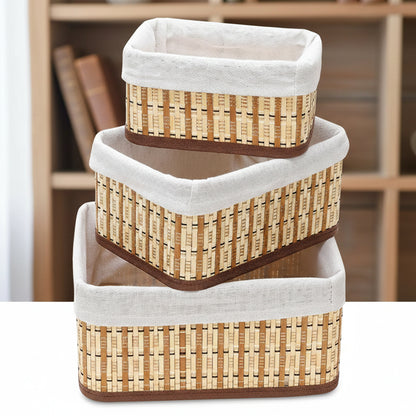 Storage Organizer Baskets | Wicker Baskets | Bamboo Basket Kitchen Storage