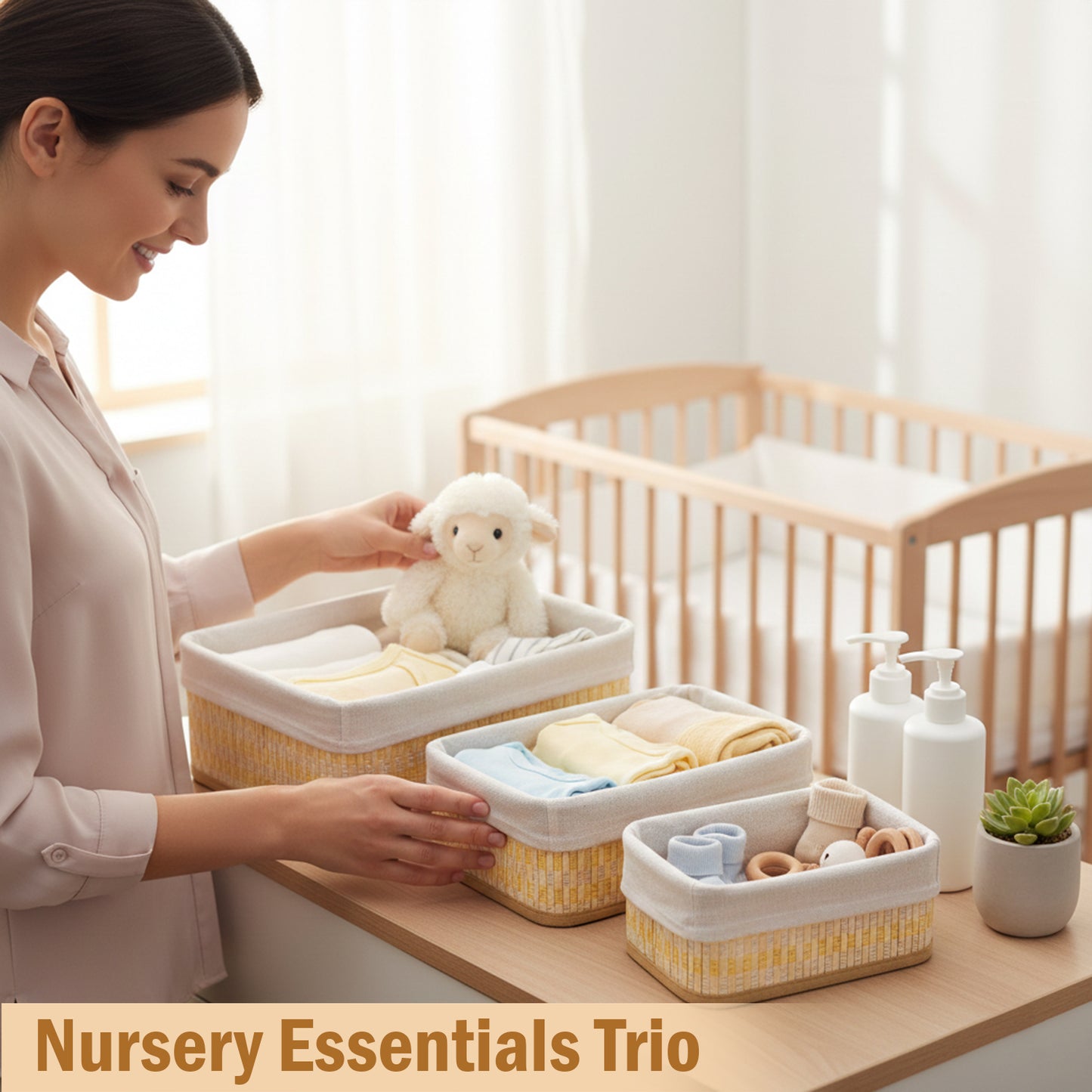 Storage Organizer Baskets | Wicker Baskets | Bamboo Basket Kitchen Storage