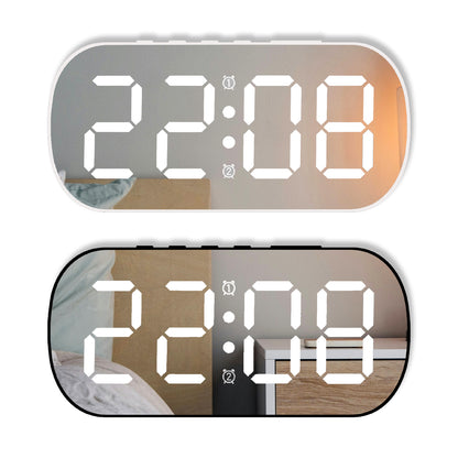 Best Digital Alarm Clock for Heavy Sleepers & Students - Black (12.8x6.5 CM)