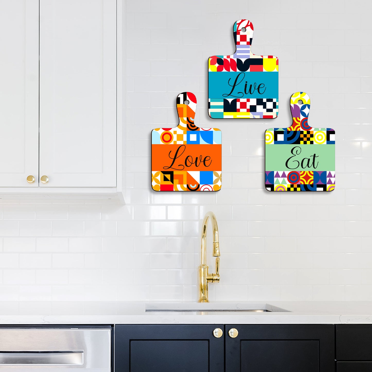 Chopping Board Wall Hanging Set of 3