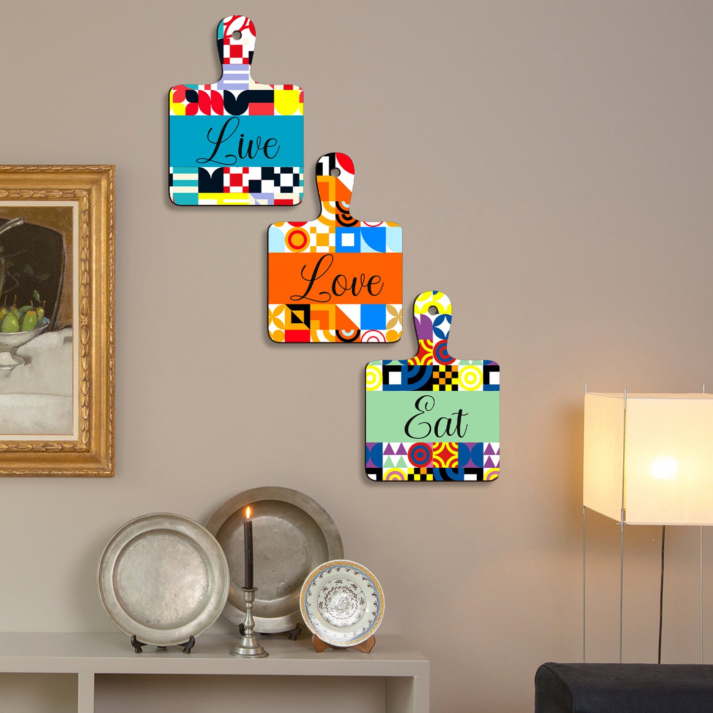 Chopping Board Wall Hanging Set of 3