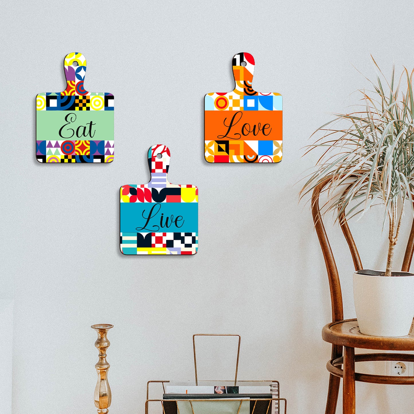 Chopping Board Wall Hanging Set of 3