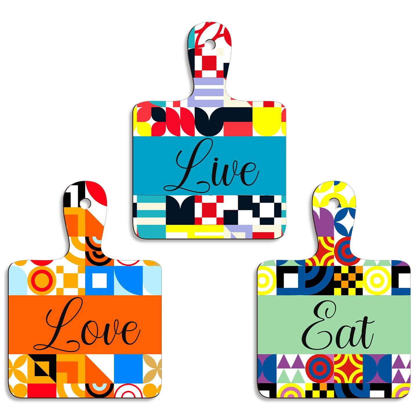 Chopping Board Wall Hanging Set of 3