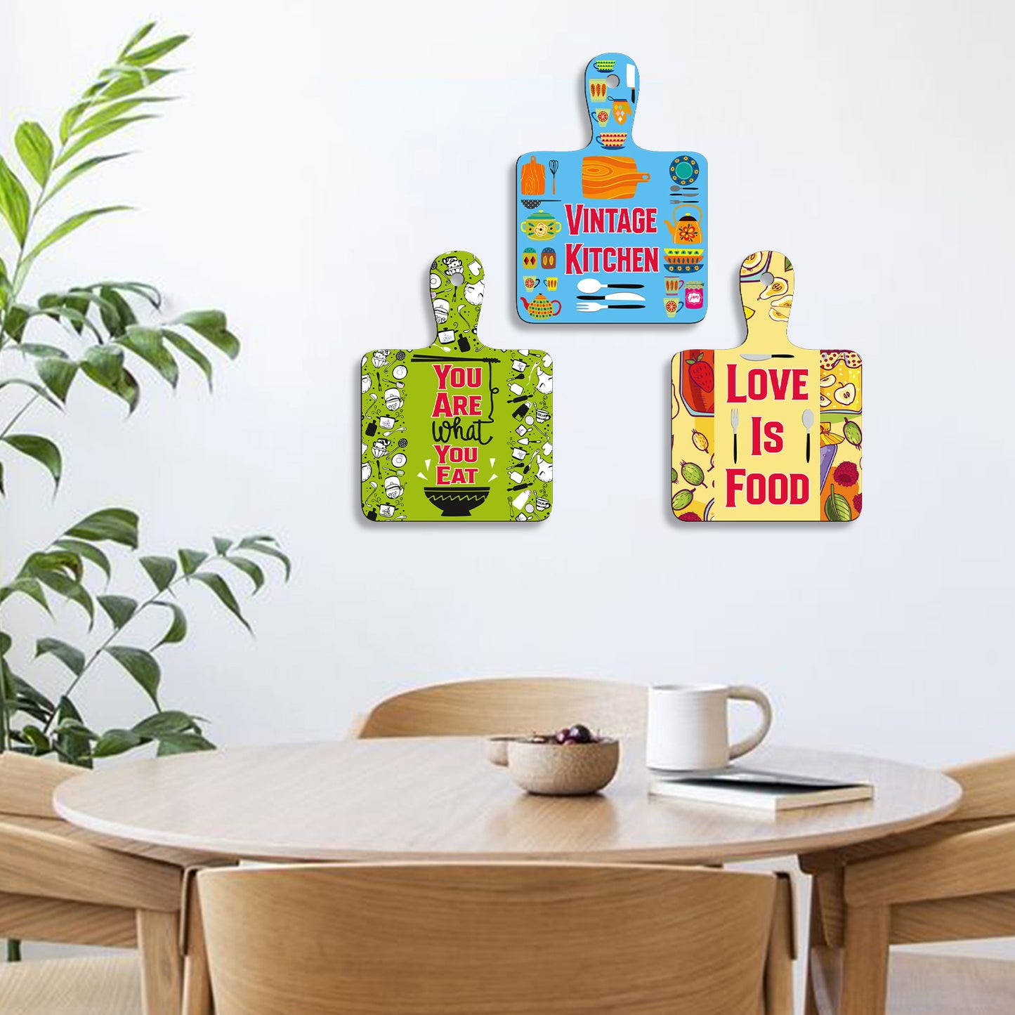 Chopping Board Wall Hanging Set of 3