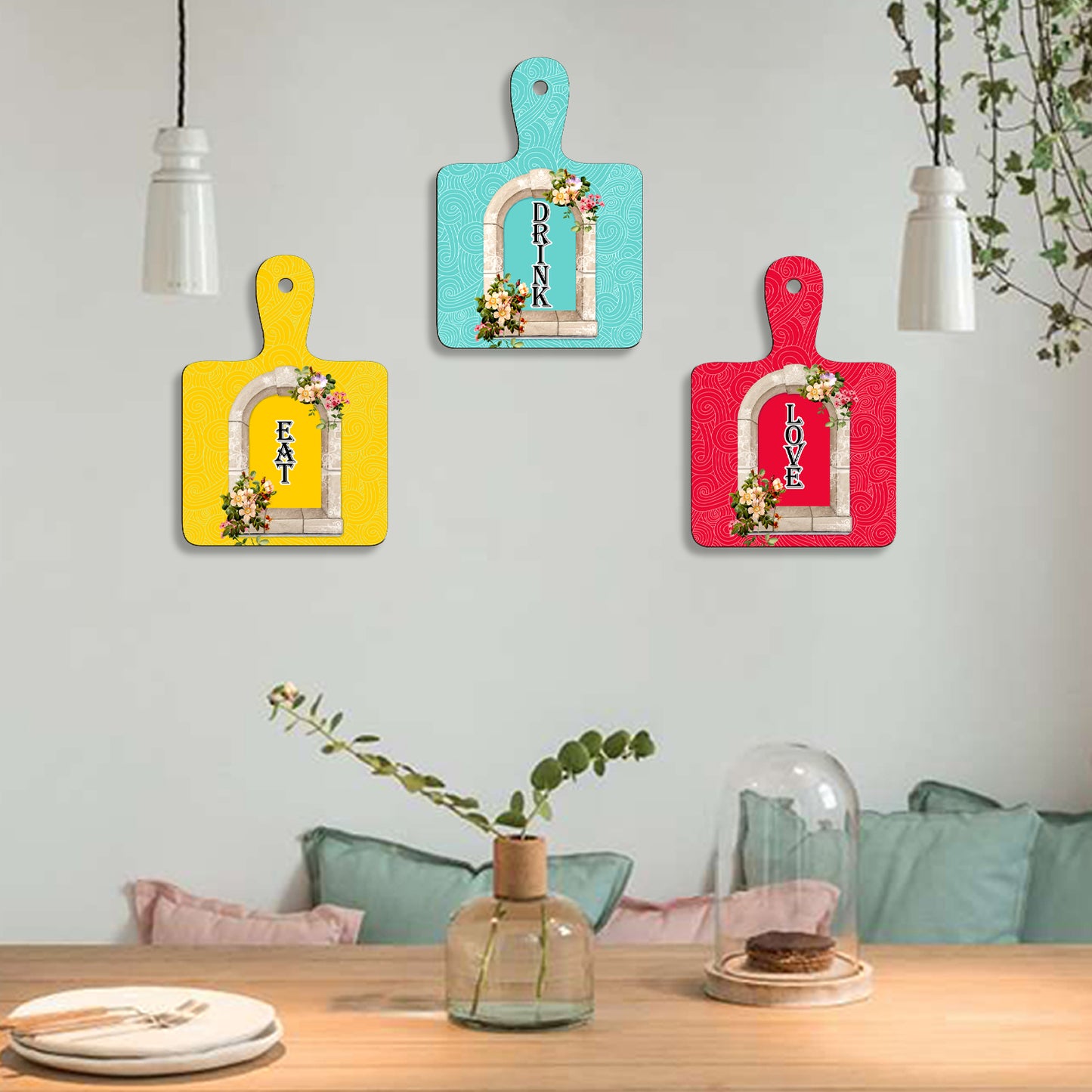 Chopping Board Wall Hanging Set of 3