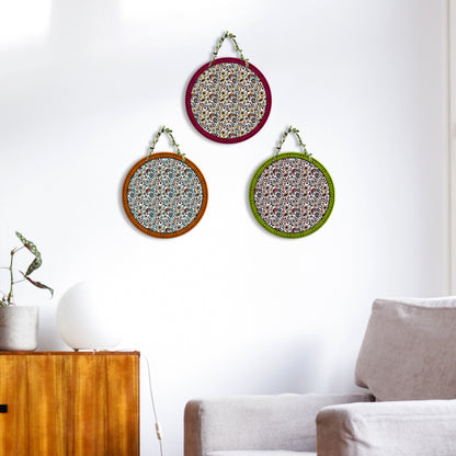 Sehaz Artworks Set of 3 Circle Wall Hanging