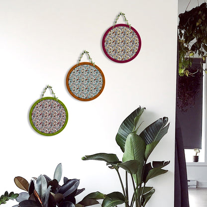 Sehaz Artworks Set of 3 Circle Wall Hanging