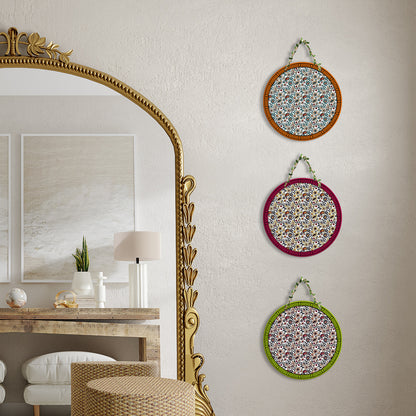 Sehaz Artworks Set of 3 Circle Wall Hanging