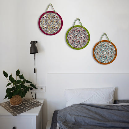 Sehaz Artworks Set of 3 Circle Wall Hanging