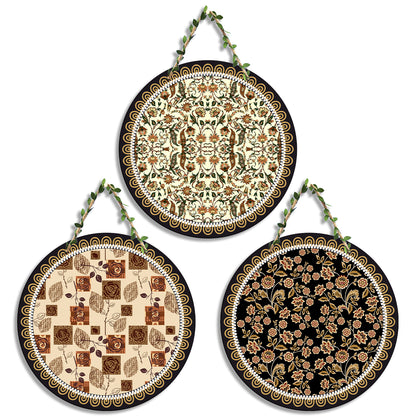 Sehaz Artworks Set of 3 Circle Wall Hanging