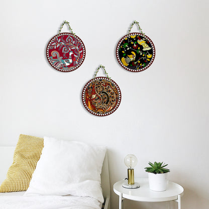 Sehaz Artworks Set of 3 Circle Wall Hanging