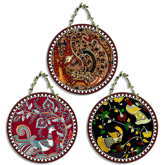 Sehaz Artworks Set of 3 Circle Wall Hanging