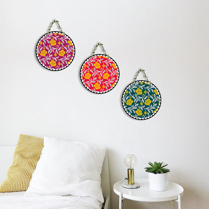 Sehaz Artworks Set of 3 Circle Wall Hanging