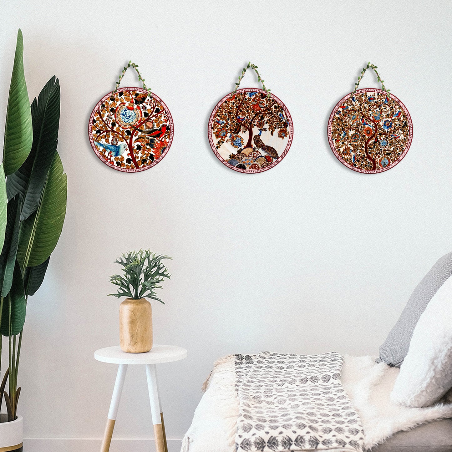 Sehaz Artworks Set of 3 Circle Wall Hanging