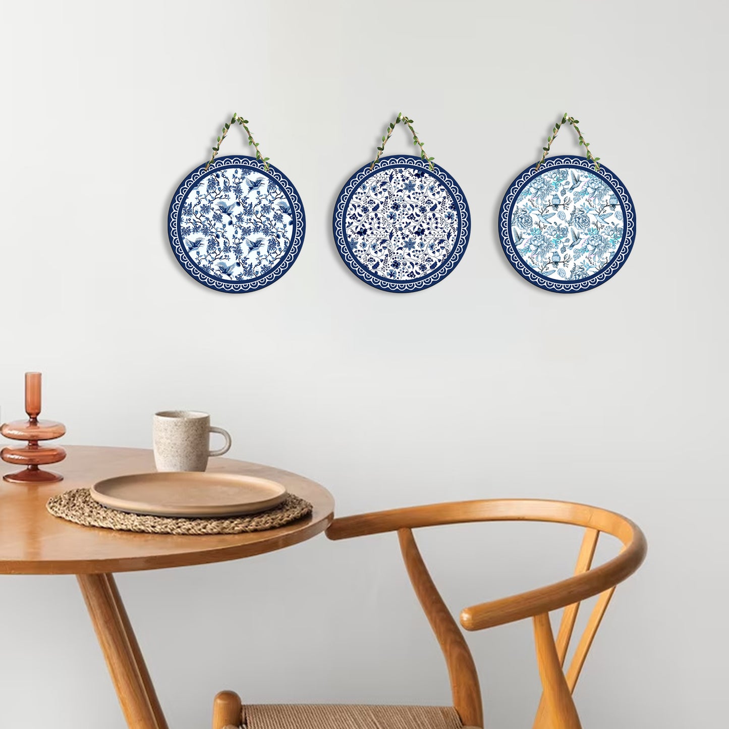 Sehaz Artworks Set of 3 Circle Wall Hanging