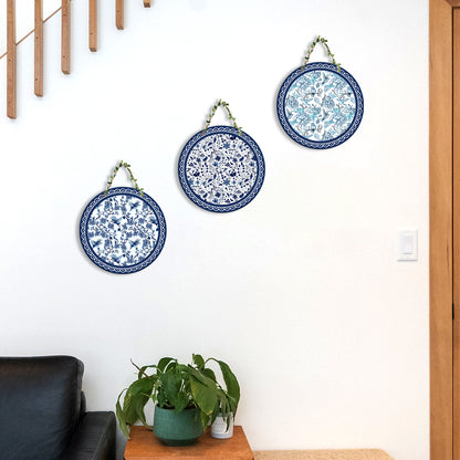 Sehaz Artworks Set of 3 Circle Wall Hanging