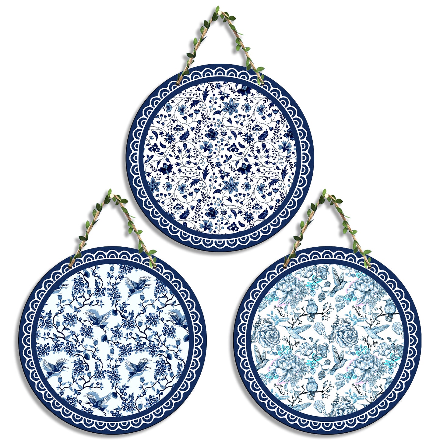 Sehaz Artworks Set of 3 Circle Wall Hanging