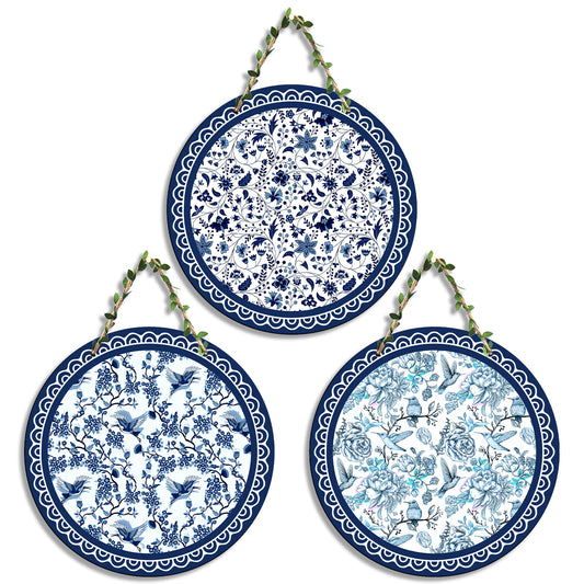 Sehaz Artworks Set of 3 Circle Wall Hanging