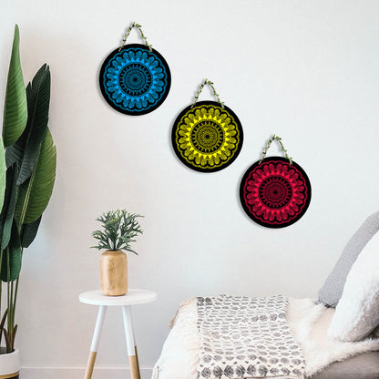 Sehaz Artworks Set of 3 Circle Wall Hanging