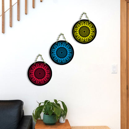 Sehaz Artworks Set of 3 Circle Wall Hanging