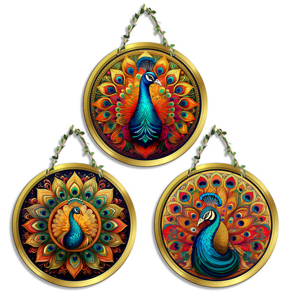 Sehaz Artworks Set of 3 Circle Wall Hanging