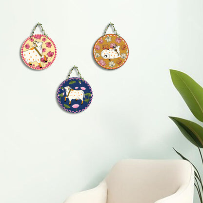 Circular Shape Wall Hanging Set of 3