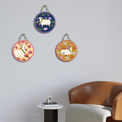 Circular Shape Wall Hanging Set of 3