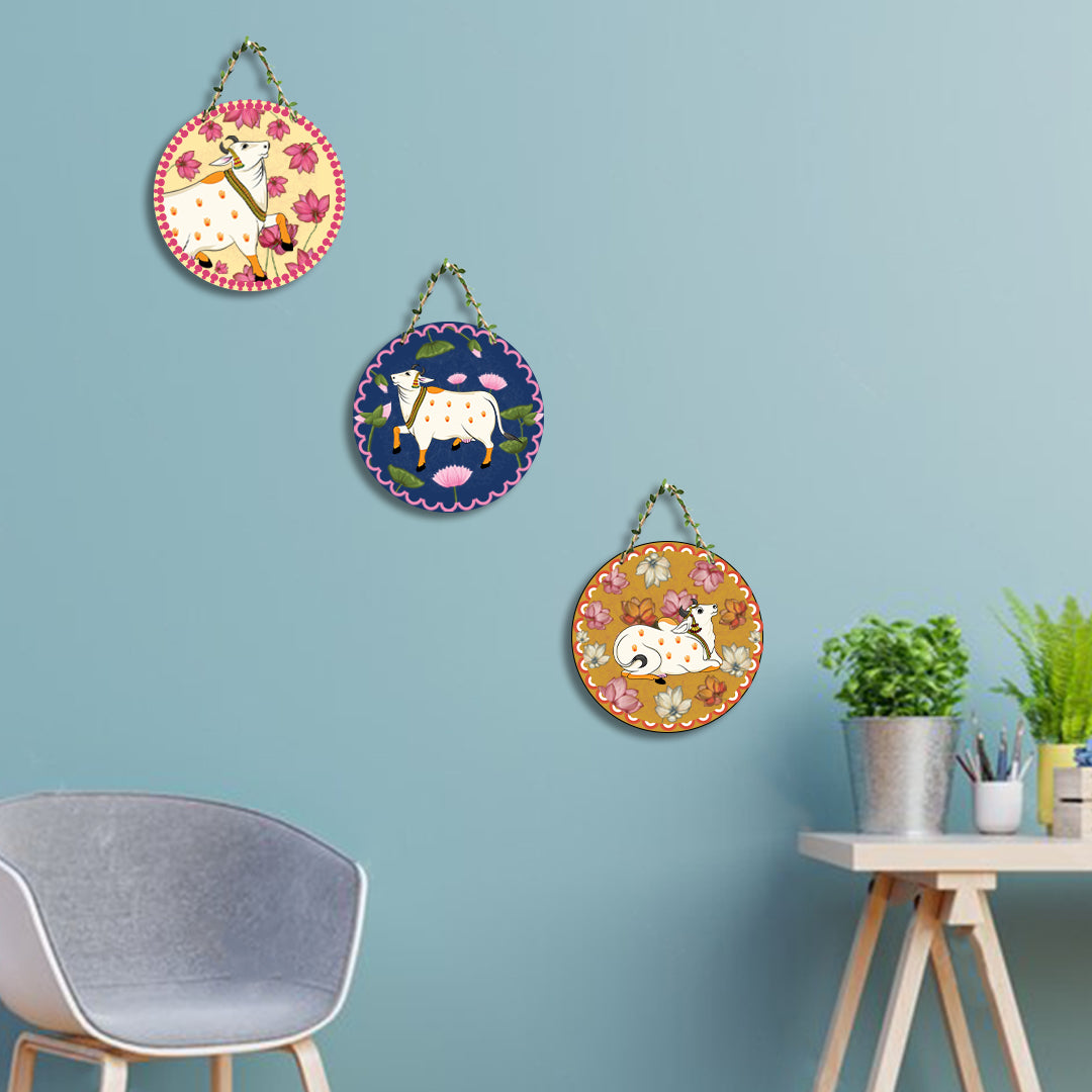 Circular Shape Wall Hanging Set of 3