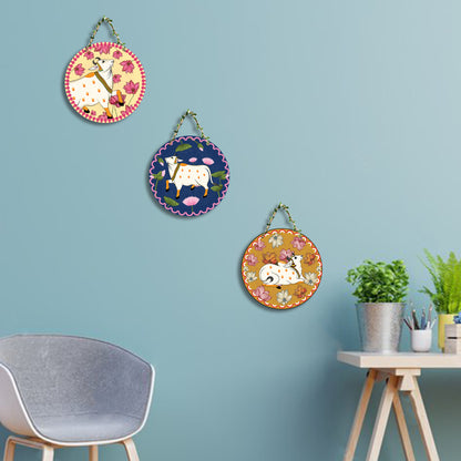 Circular Shape Wall Hanging Set of 3