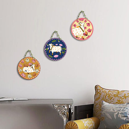 Circular Shape Wall Hanging Set of 3